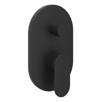 Ravak X070466 - Baterie de duș pentru montaj ascuns CHROME, neagră