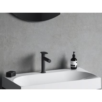 Ravak X070542 - Baterie pentru lavoar SPRING 18,9 cm neagră