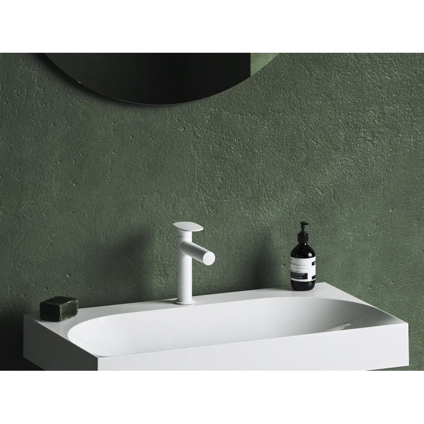 Ravak X070565 - Baterie pentru lavoar SPRING 18,9 cm albă