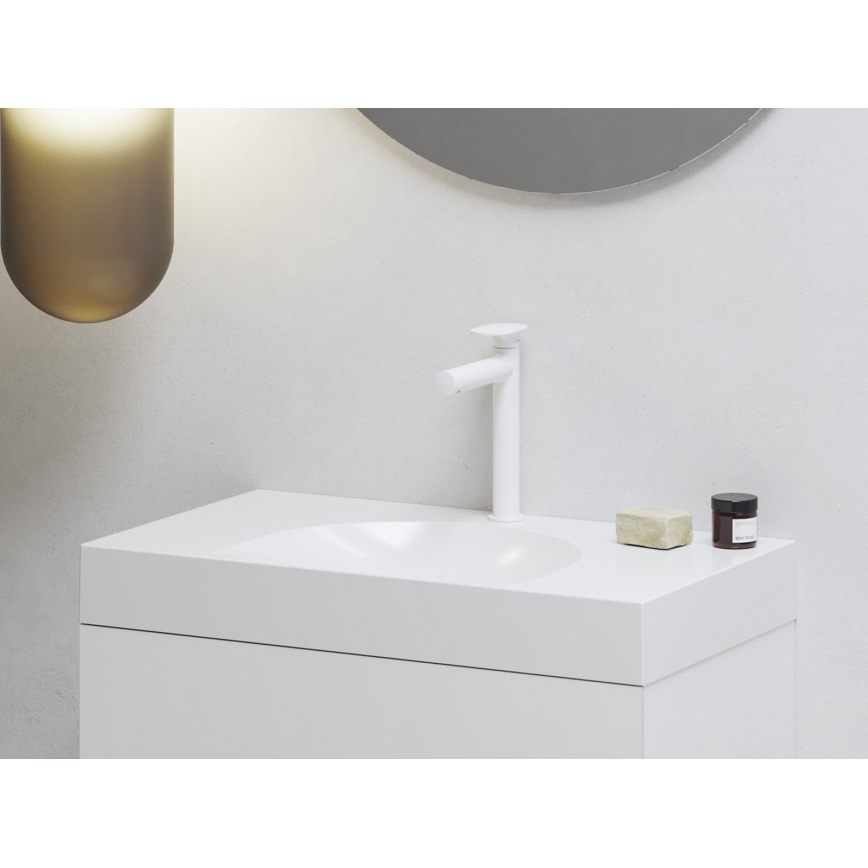 Ravak X070566 - Baterie pentru lavoar SPRING 25,4 cm albă