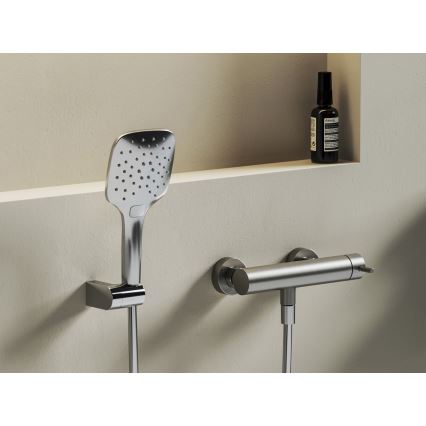 Ravak X070647 - Baterie de duș NOX, inox periat