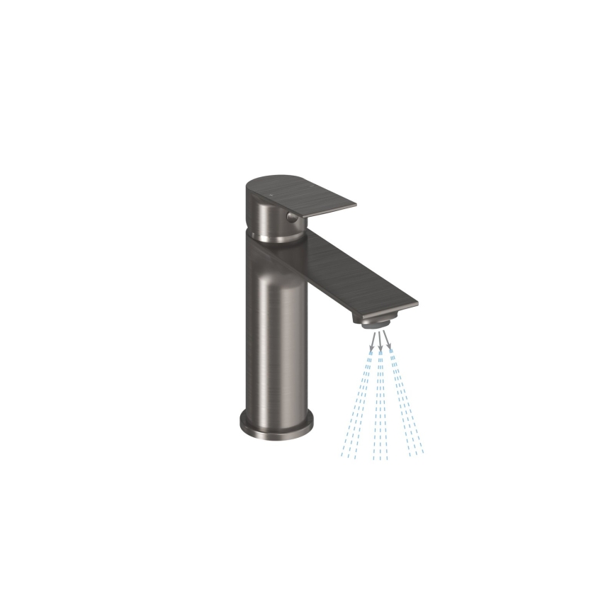 Ravak X070652 - Baterie pentru lavoar PLAN, 16,8 cm, grafit periat