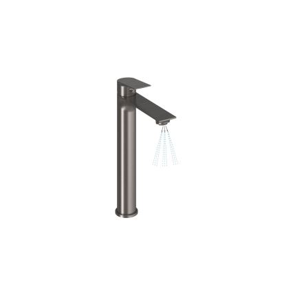 Ravak X070653 - Baterie pentru lavoar PLAN 30 cm, grafit periat