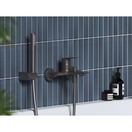 Ravak X070654 - Baterie de cadă PLAN, finisaj grafit periat
