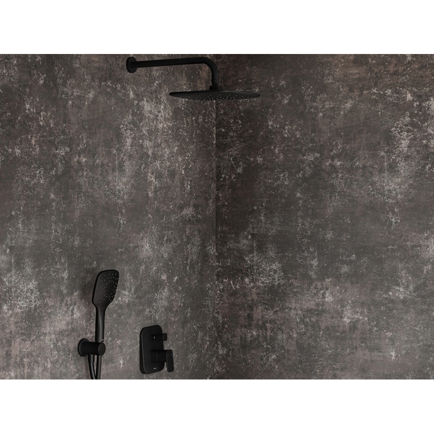 Ravak X07P569 - Duș de mână cu buton, negru