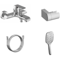 Ravak X07S113 - Set pentru cadă cu baterie FLAT, crom lucios