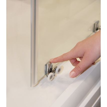 Ravak X1LM70300Z1 - Cabină de duș colțar BLIX SLIM 90x90 cm, cu 4 elemente, negru