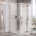 Ravak X1LM70C00Z1 - Cabină de duș de colț BLIX SLIM, 4 elemente, 90x90 cm, crom lucios