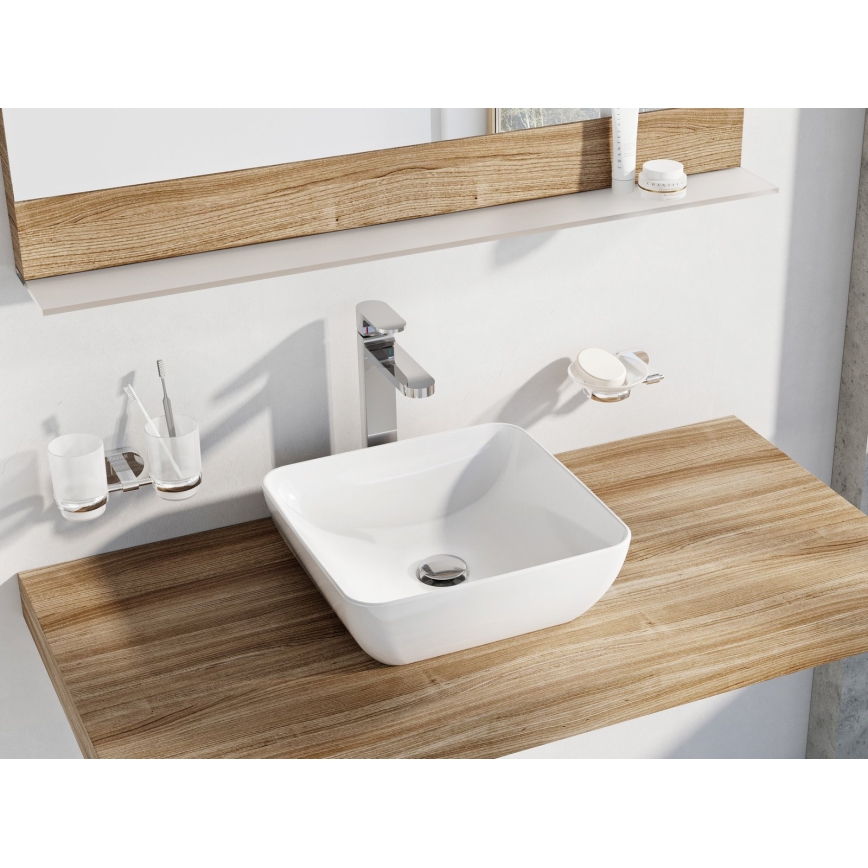 Ravak XJX01138001 - Lavoar pentru blat UNI SLIM 38x38 cm ceramică/alb