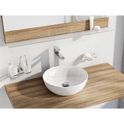 Ravak XJX01140003 - Lavoar pentru blat UNI SLIM, Ø 40 cm, ceramică, alb