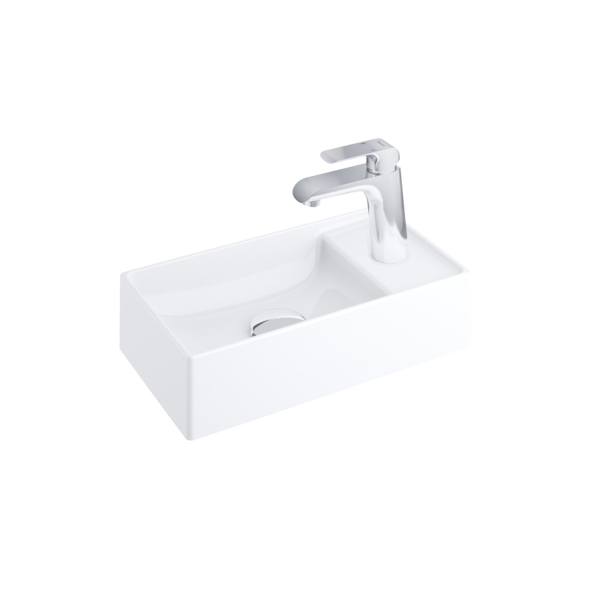 Ravak XJX01240000 - Lavoar pentru montare pe blat VEDA SLIM, 40 x 22 cm, ceramică/alb