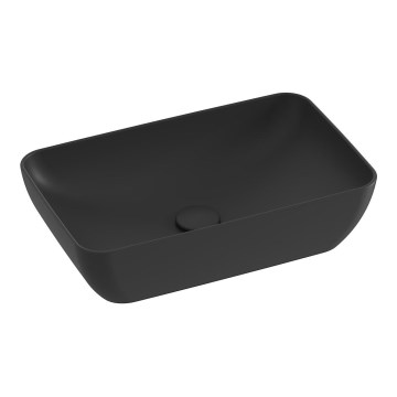 Ravak XJX0D150000 - Lavoar pentru blat CERAMIC SLIM 50 x 31 cm, ceramică/negru