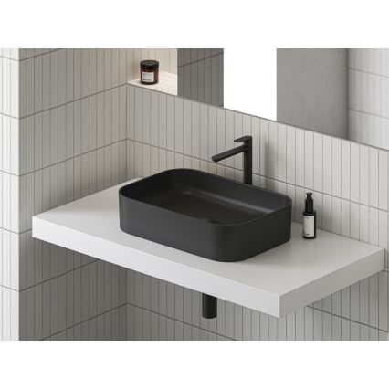 Ravak XJX0D155001 - Lavoar pentru blat CERAMIC SLIM 55x37 cm ceramică/negru
