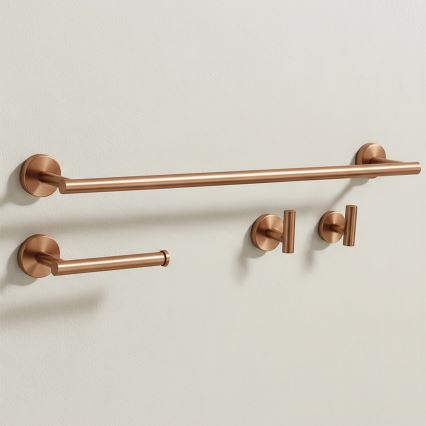 REA-05002 - Set de accesorii pentru baie ARI, cupru periat