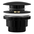 REA-A4100 - Scurgere CLICK-CLACK pentru lavoar, Ø 6,4 cm, negru lucios