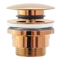 REA-A533A - Set evacuare CLICK-CLACK pentru lavoar, Ø 6,4 cm, aur roz
