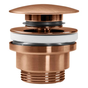 REA-A5632 - Scurgere pentru lavoar CLICK-CLACK Ø 6,4 cm cupru periat