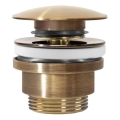 REA-A8110 - Ventil de scurgere pentru lavoar CLICK-CLACK Ø 6,4 cm, auriu