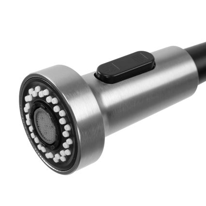 REA-B0417 - Baterie pentru chiuvetă COLIN, cu pulverizator extractibil, 42,5 cm, finisaj nichel