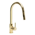 REA-B0669 - Baterie pentru chiuvetă FRESH cu duș extractibil, 39,5 cm, aurie