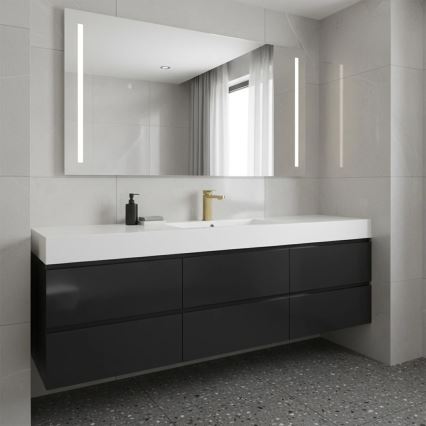 REA-B0976 - Baterie lavoar ARLO 17 cm, auriu periat