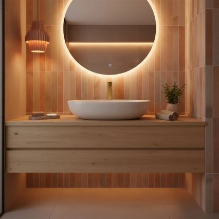 REA-B0977 - Baterie pentru lavoar ARLO 30 cm, auriu periat