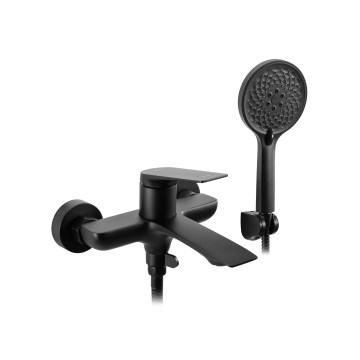 REA-B1128 - Set pentru cadă AVALON, negru