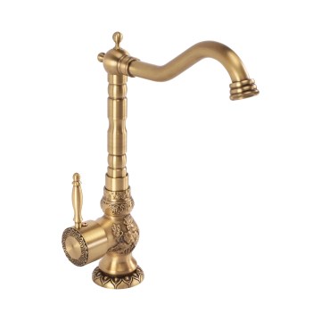 REA-B2500 - Baterie pentru lavoar VENICE RETRO, 32 cm, auriu periat