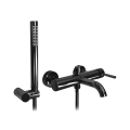 REA-B4422 - Set pentru cadă LUNGO, negru lucios