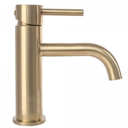 REA-B4527 - Baterie pentru lavoar LUNGO 16,5 cm, auriu periat