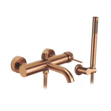 REA-B4567 - Set pentru cadă LUNGO, cupru periat