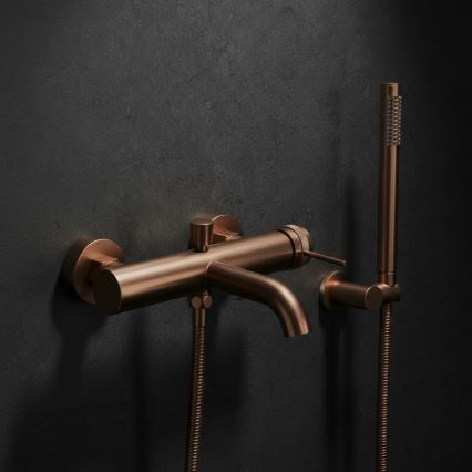 REA-B4567 - Set pentru cadă LUNGO cupru periat