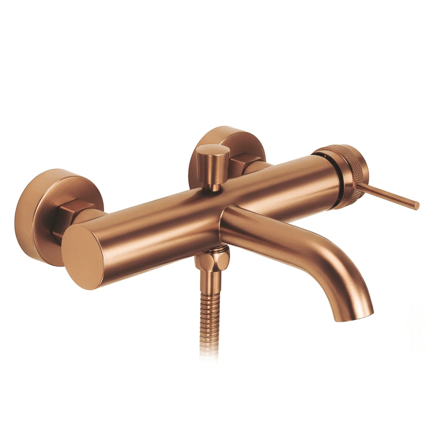 REA-B4567 - Set pentru cadă LUNGO cupru periat
