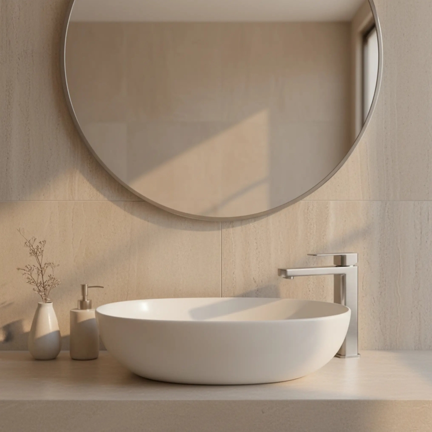 REA-B4588 - Baterie pentru lavoar ARLO 30 cm, nichel