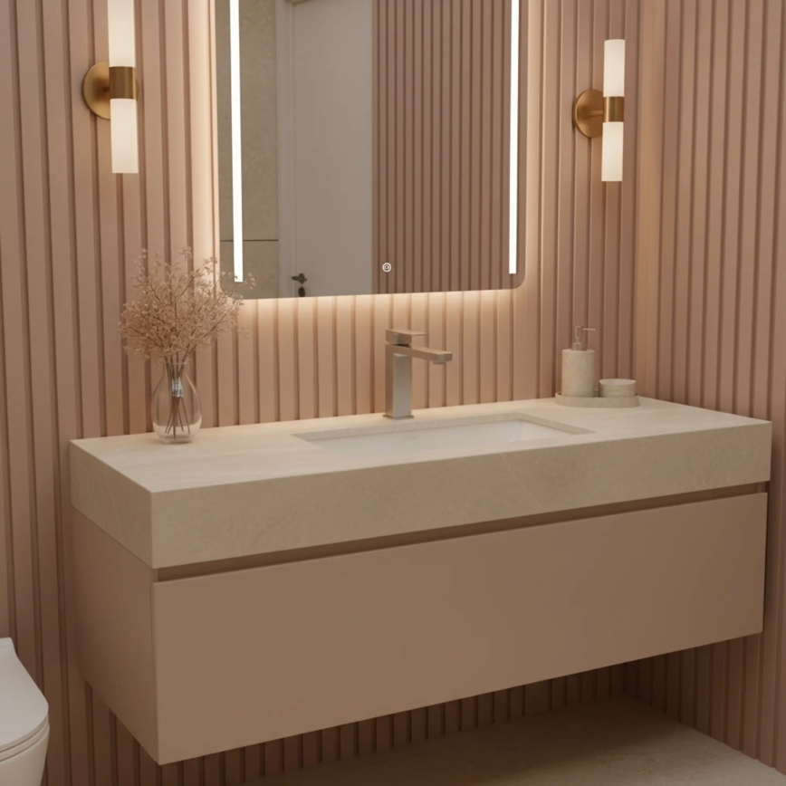 REA-B4589 - Baterie pentru lavoar ARLO, 17 cm, nichel