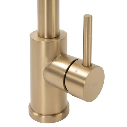 REA-B4821 - Baterie pentru chiuvetă COLIN, cu pulverizator extractibil, 42,5 cm, aur periat