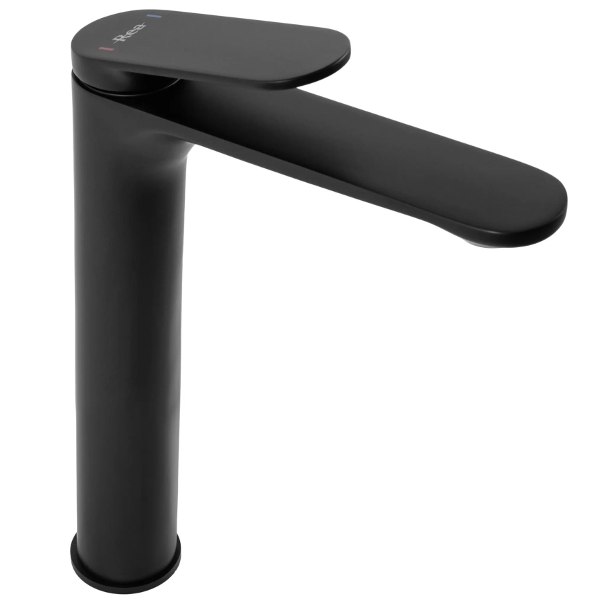 REA-B4896 - Baterie pentru lavoar MARCO 27,5 cm neagră