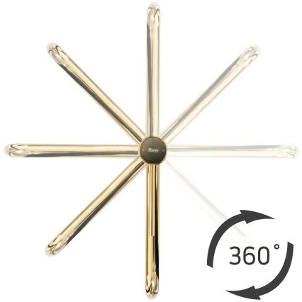 REA-B5002 - Baterie pentru lavoar LUGANO, 34 cm, aurie