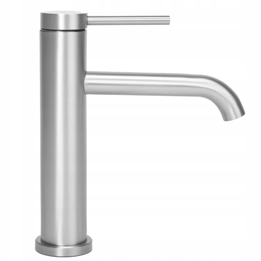 REA-B5324 - Baterie pentru lavoar CLIF, 20,5 cm, din oțel periat