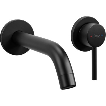 REA-B5332 - Baterie pentru lavoar OWEN, montaj încastrat, neagră