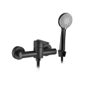 REA-B5500 - Set de duș cu baterie ONTARIO, negru