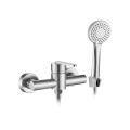 REA-B5502 - Set de duș ONTARIO cu baterie, nichel
