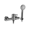 REA-B5503 - Set de duș cu baterie ONTARIO, titan