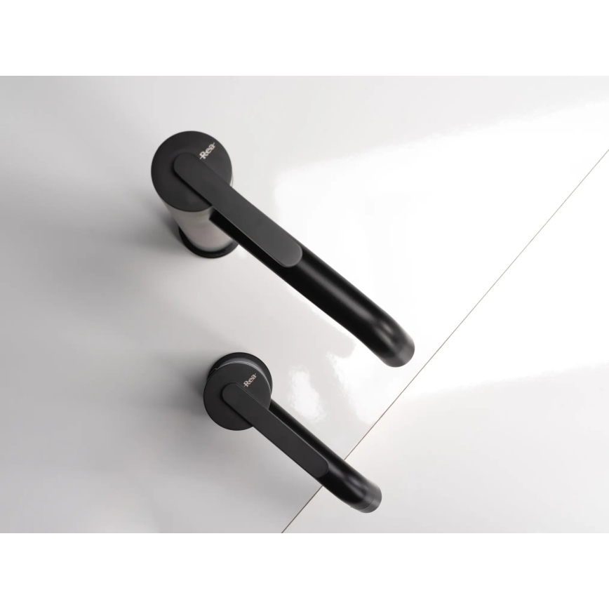 REA-B5508 - Baterie pentru lavoar ONTARIO 30 cm, neagră