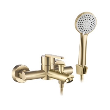 REA-B5513 - Set pentru cadă cu baterie ONTARIO, auriu periat