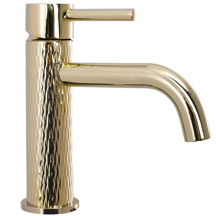 REA-B6322 - Baterie pentru lavoar LUNGO ART 16,5 cm, aurie