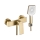 REA-B6403 - Set de duș cu baterie HASS, auriu periat