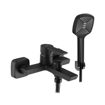 REA-B6407 - Set pentru cadă ARGUS, negru mat
