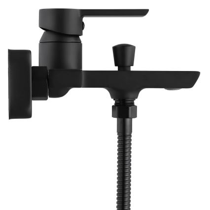 REA-B6407 - Set pentru cadă ARGUS, negru mat