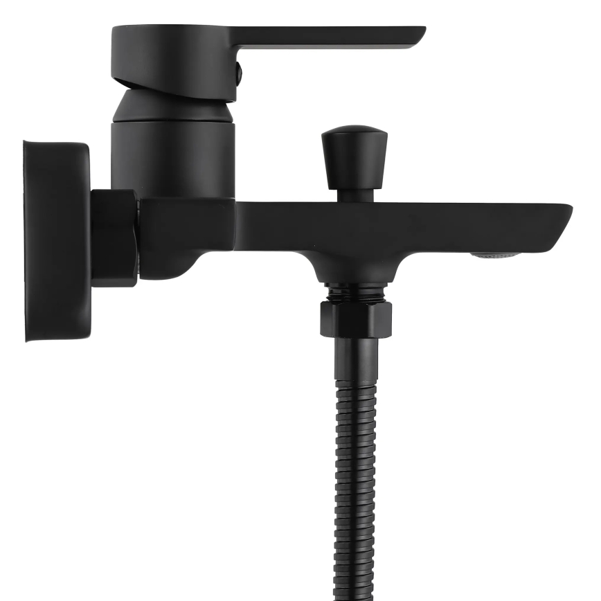 REA-B6407 - Set pentru cadă ARGUS, negru mat